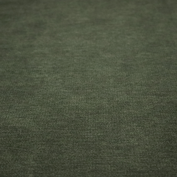 A solid dark green woven fabric swatch with a fine, subtle texture.