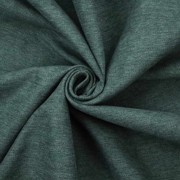 A solid teal or deep turquoise woven textile with a fine, subtle textured weave.