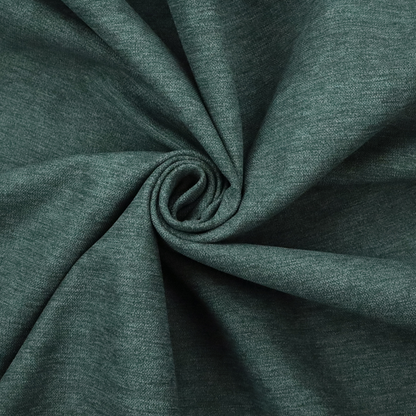 A solid teal or deep turquoise woven textile with a fine, subtle textured weave.
