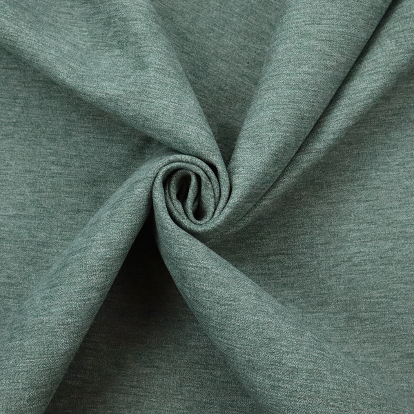 A solid light teal or seafoam green woven textile with a fine, subtle textured weave.