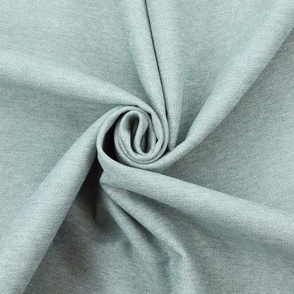 A solid pale aqua or mint green woven textile with a fine, subtle textured weave.