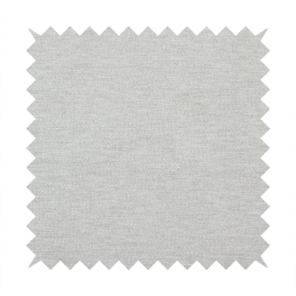 A light grey or silver woven textile with a fine, subtle textured weave.