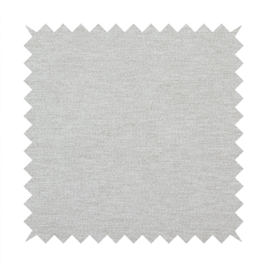 A light grey or silver woven textile with a fine, subtle textured weave.