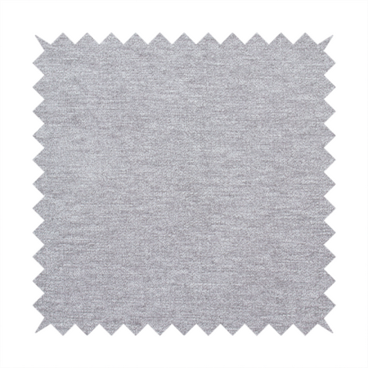 A medium grey or silver-grey woven textile with a fine, subtle textured weave.