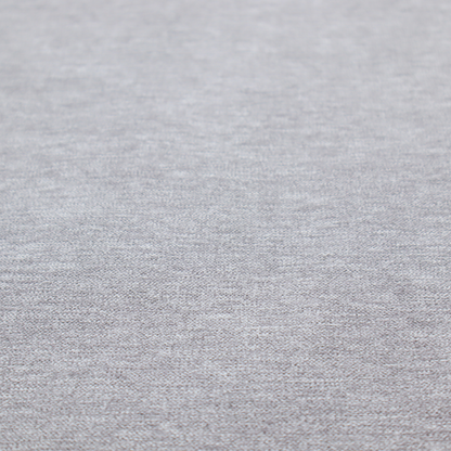 A medium grey or silver-grey woven textile with a fine, subtle textured weave.