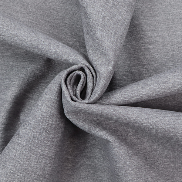 A solid dark grey or charcoal woven textile with a fine, subtle textured weave.