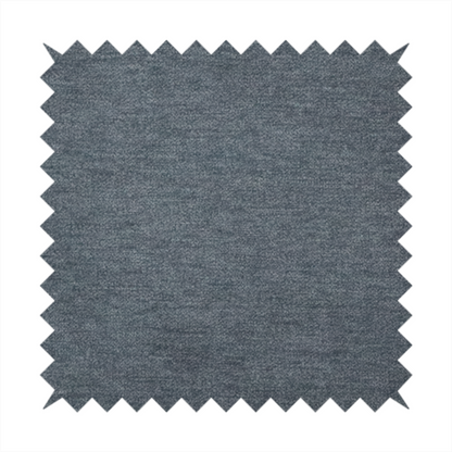 A solid dark denim blue or slate blue woven textile with a fine, subtle textured weave.