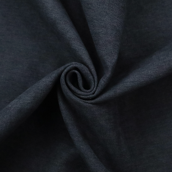 A solid dark charcoal or near-black woven textile with a fine, subtle textured weave.
