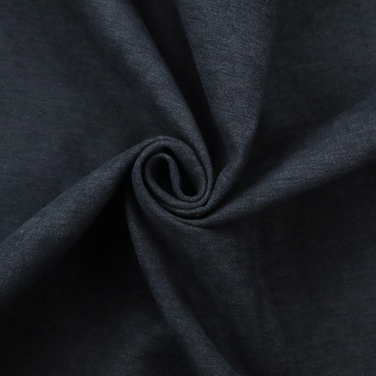 A solid dark charcoal or near-black woven textile with a fine, subtle textured weave.