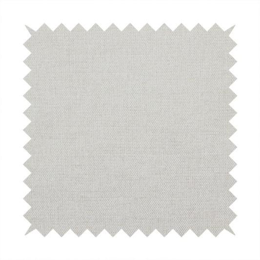 A textured, light beige or cream-coloured woven upholstery fabric.
