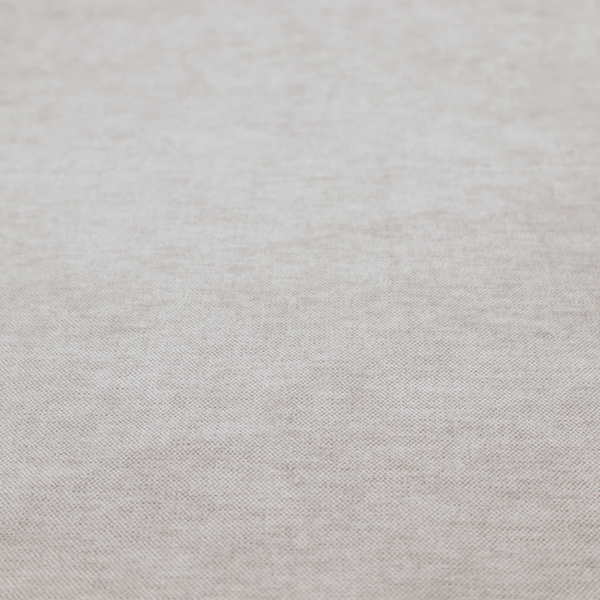 A textured, light taupe or greyish-beige woven upholstery fabric.