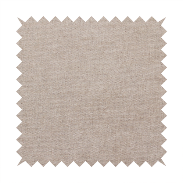 A textured, warm taupe or tan woven upholstery fabric.
