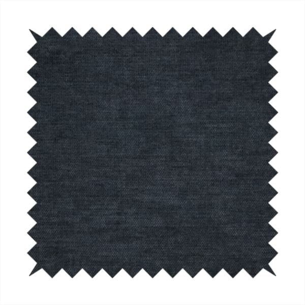 A textured, dark charcoal grey or near-black woven upholstery fabric.