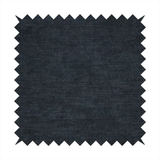 A textured, dark charcoal grey or near-black woven upholstery fabric.