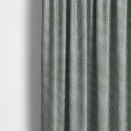 Astro Textured Hopsack Plain Grey Silver Colour Upholstery Fabric CTR-38 - Made To Measure Curtains