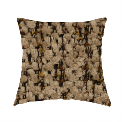 Wellington Chunky Chenille Weave Upholstery Fabric Beige Colour CTR-39 - Handmade Cushions