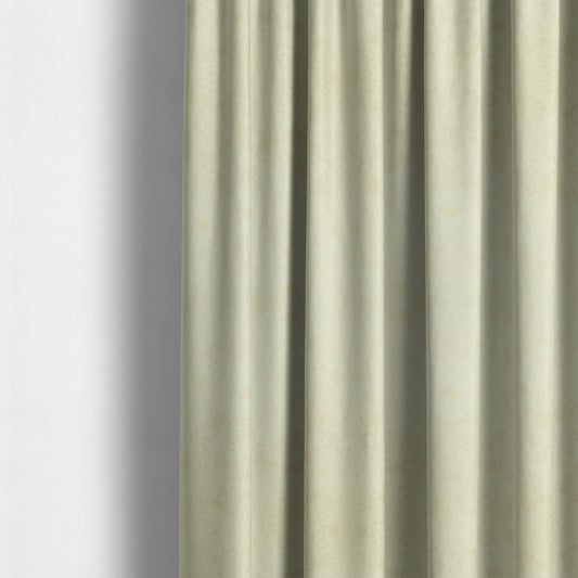 Mica Designer Fabrics Semi Plain Abstract Pattern Chenille Upholstery Fabric In Cream Colour CTR-390 - Made To Measure Curtains