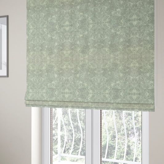 Mica Designer Fabrics Semi Plain Abstract Pattern Chenille Upholstery Fabric In Lilac Colour CTR-391 - Roman Blinds