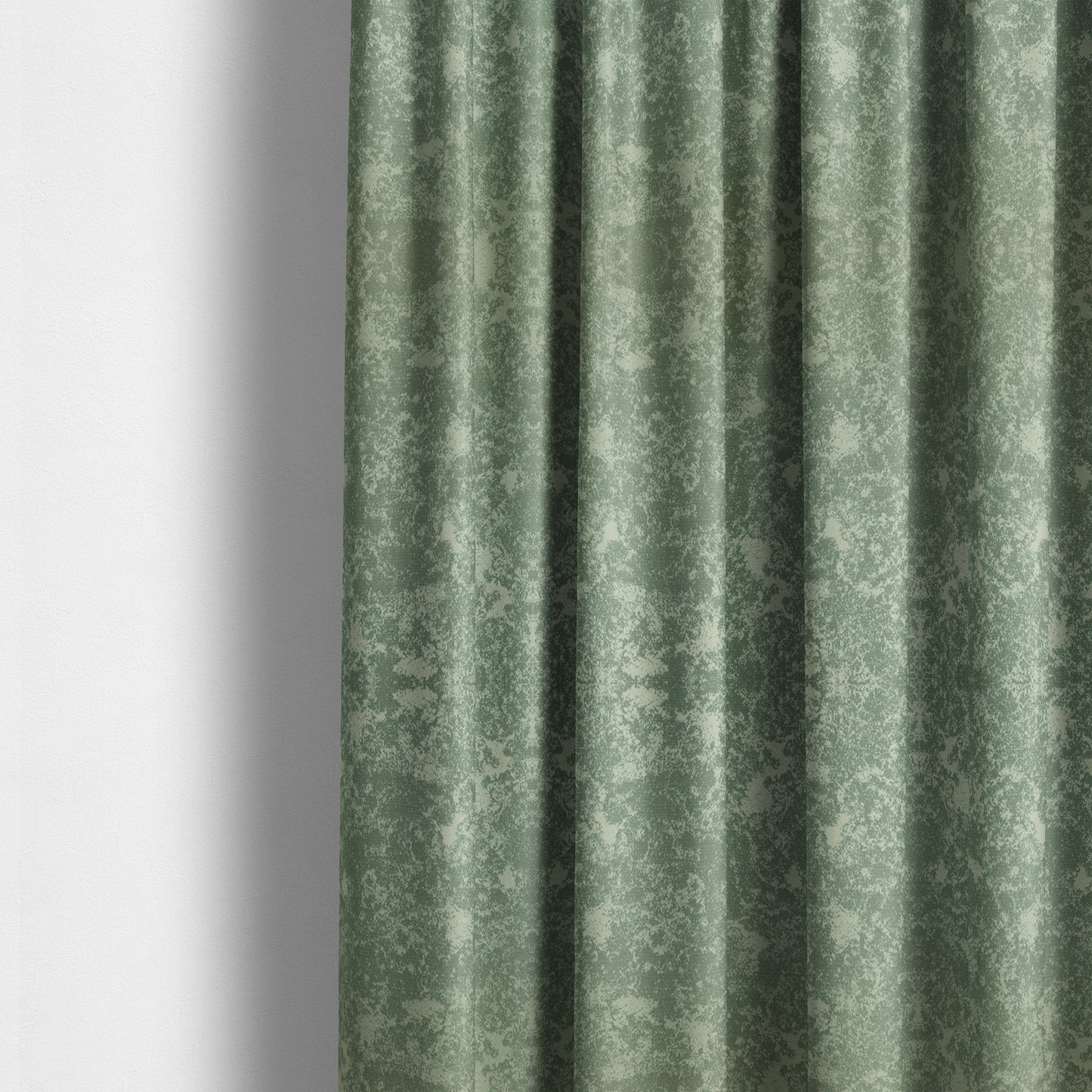 Mica Designer Fabrics Semi Plain Abstract Pattern Chenille Upholstery Fabric In Silver Colour CTR-398 - Made To Measure Curtains