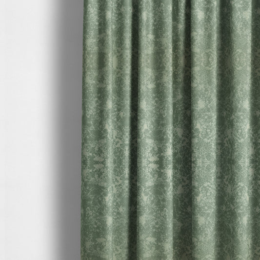 Mica Designer Fabrics Semi Plain Abstract Pattern Chenille Upholstery Fabric In Silver Colour CTR-398 - Made To Measure Curtains