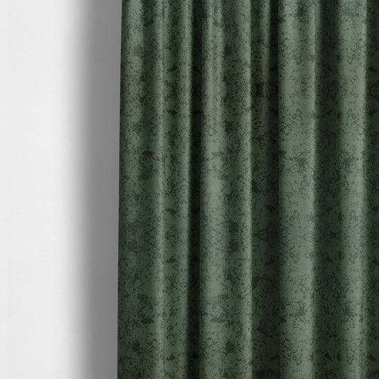 Mica Designer Fabrics Semi Plain Abstract Pattern Chenille Upholstery Fabric In Black Grey Colour CTR-399 - Made To Measure Curtains