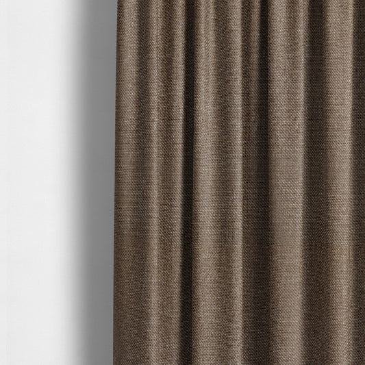 Astro Textured Basket Weave Plain Brown Bronze Colour Upholstery Fabric CTR-40 - Made To Measure Curtains