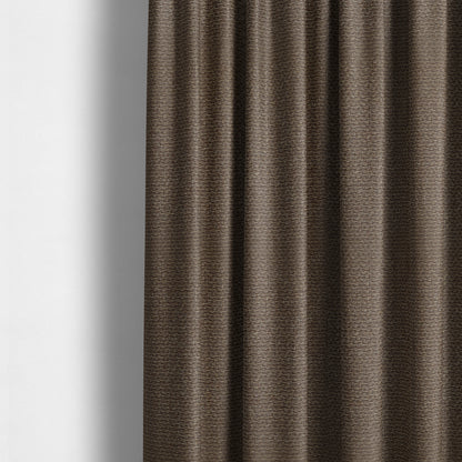 Astro Textured Hopsack Plain Brown Bronze Colour Upholstery Fabric CTR-41 - Made To Measure Curtains