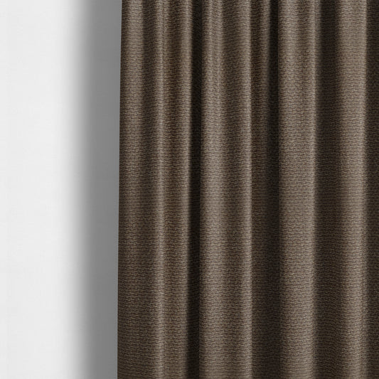 Astro Textured Hopsack Plain Brown Bronze Colour Upholstery Fabric CTR-41 - Made To Measure Curtains