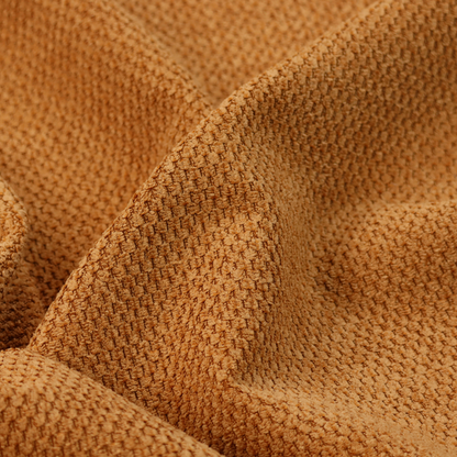 Chicago Bobble Effect Chenille Upholstery Fabric Yellow Colour CTR-595