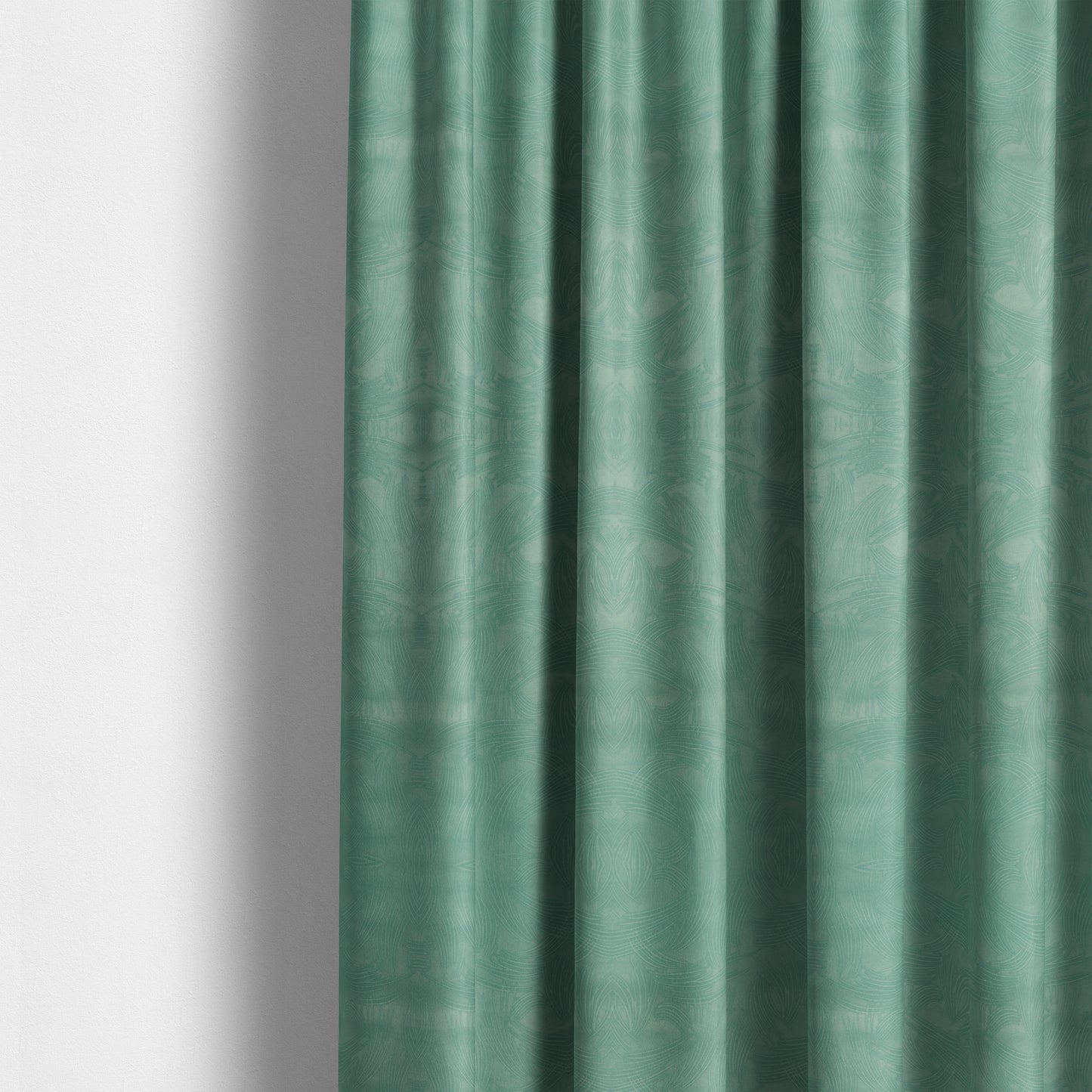 Cairo Moleskin Textured Dull Velvet Claw Pattern Curtain Furnishing Blue Fabric CTR-621 - Made To Measure Curtains