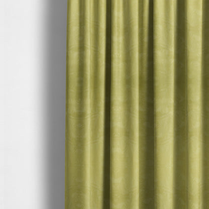 Cairo Moleskin Textured Dull Velvet Claw Pattern Curtain Furnishing Yellow Fabric CTR-622 - Made To Measure Curtains