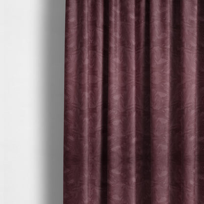 Cairo Moleskin Textured Dull Velvet Claw Pattern Curtain Furnishing Purple Fabric CTR-625 - Made To Measure Curtains