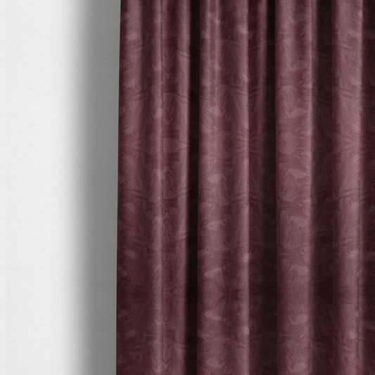 Cairo Moleskin Textured Dull Velvet Claw Pattern Curtain Furnishing Purple Fabric CTR-625 - Made To Measure Curtains