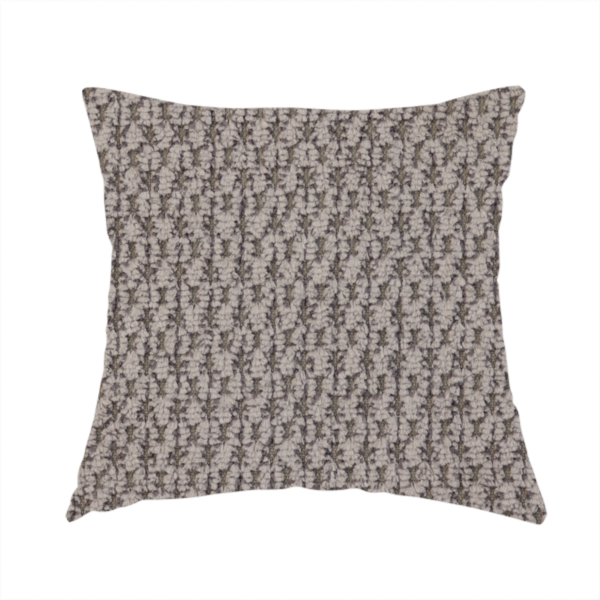Chicago Bobble Effect Chenille Upholstery Fabric Graphite Colour CTR-630 - Handmade Cushions