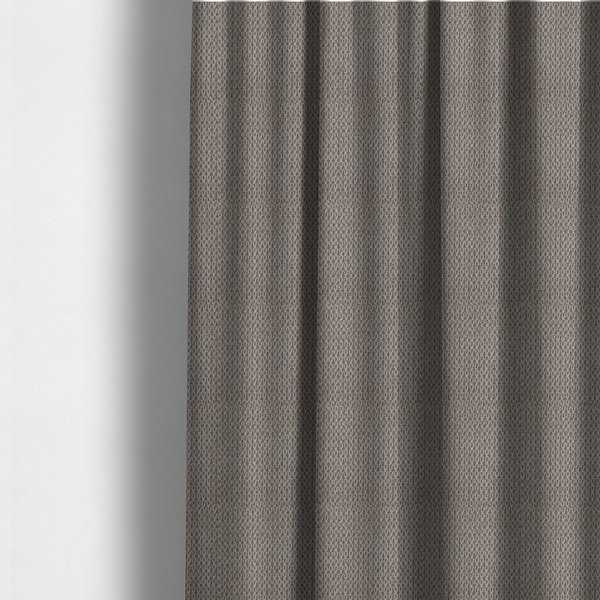 Chicago Bobble Effect Chenille Upholstery Fabric Graphite Colour CTR-630 - Made To Measure Curtains