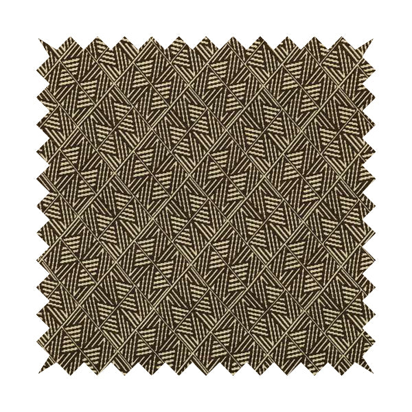 Act Semi Plain Pattern Chenille Textured Brown Colour Curtain Upholstery Fabric CTR-657