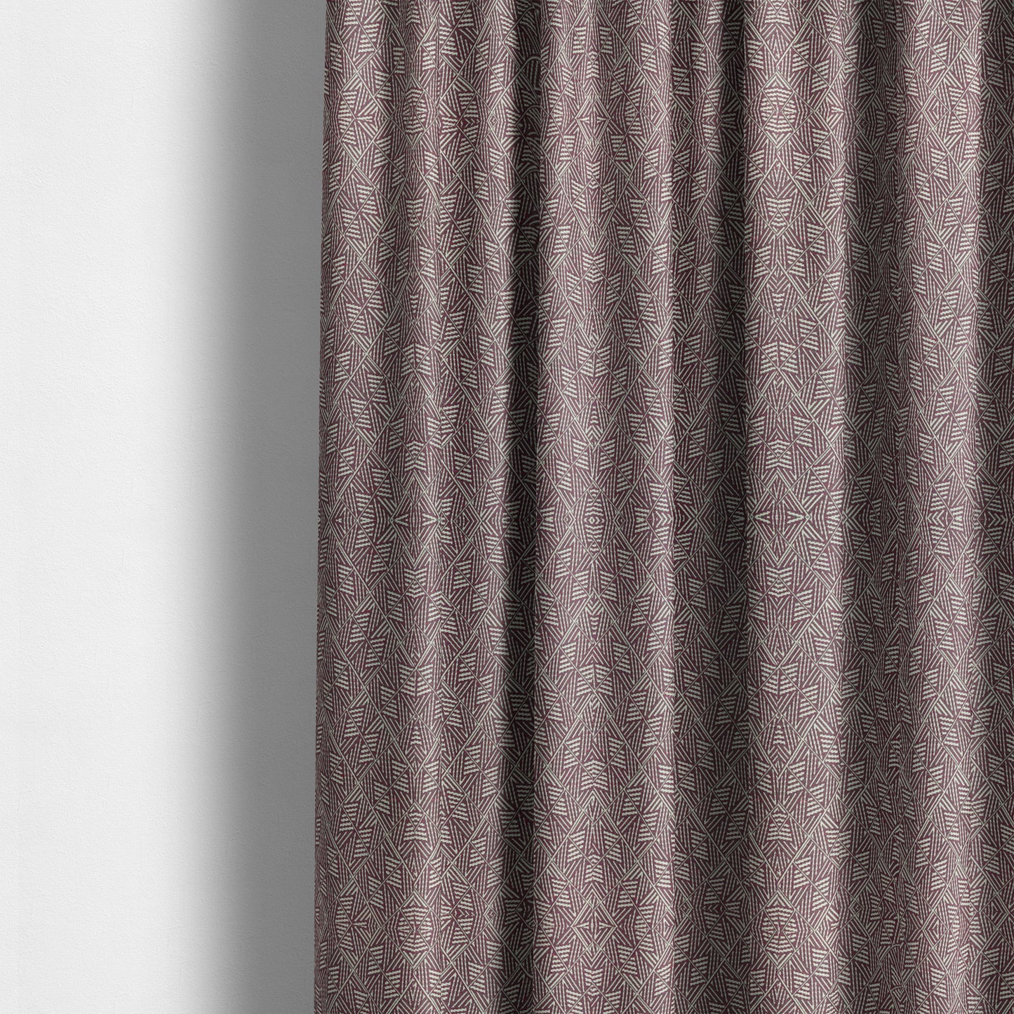 Act Semi Plain Pattern Chenille Textured Purple Colour Curtain Upholstery Fabric CTR-659 - Made To Measure Curtains