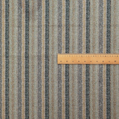Bruges Stripe Vertical Striped Pattern Sea Grass Green Blue Colour Jacquard Upholstery Fabrics CTR-692 - Made To Measure Curtains
