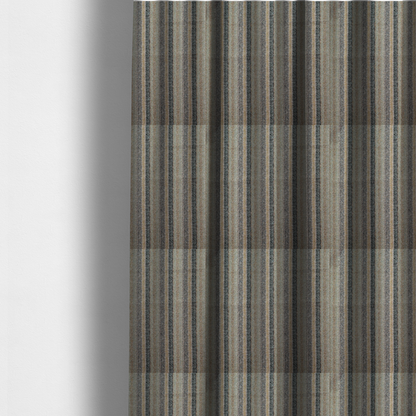 Bruges Stripe Vertical Striped Pattern Sea Grass Green Blue Colour Jacquard Upholstery Fabrics CTR-692 - Made To Measure Curtains