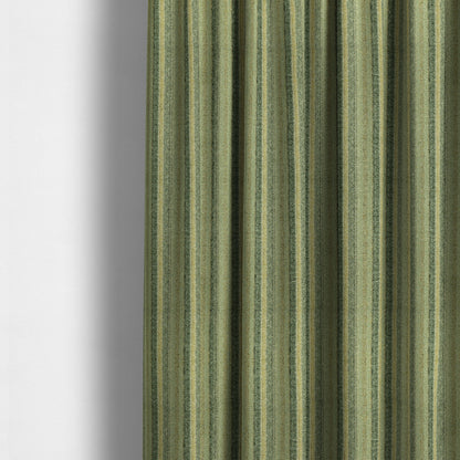 Bruges Stripe Vertical Striped Pattern Sea Grass Green Blue Colour Jacquard Upholstery Fabrics CTR-692 - Made To Measure Curtains