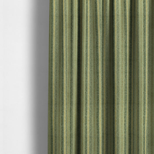 Bruges Stripe Vertical Striped Pattern Sea Grass Green Blue Colour Jacquard Upholstery Fabrics CTR-692 - Made To Measure Curtains