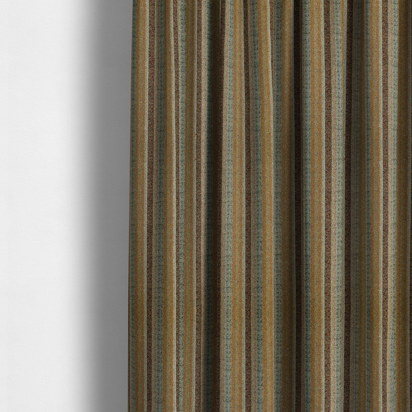 Bruges Stripe Vertical Striped Pattern Yellow Blue Red Colour Jacquard Upholstery Fabrics CTR-693 - Made To Measure Curtains