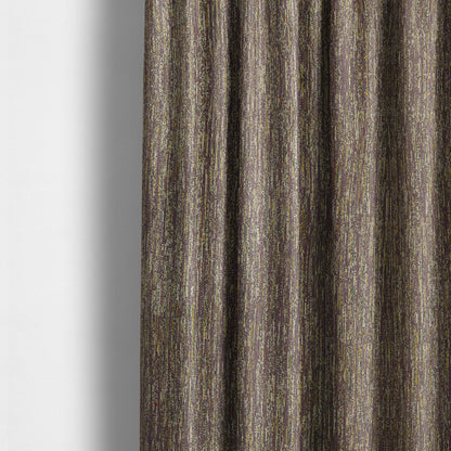 Iona Semi Plain Stripe Chenille In Purple Colour Upholstery Furnishing Fabrics CTR-857 - Made To Measure Curtains