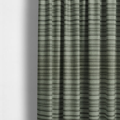 Olympos Mono Tone Faded Stripe Pattern Grey Colour Chenille Upholstery Fabric CTR-874 - Made To Measure Curtains