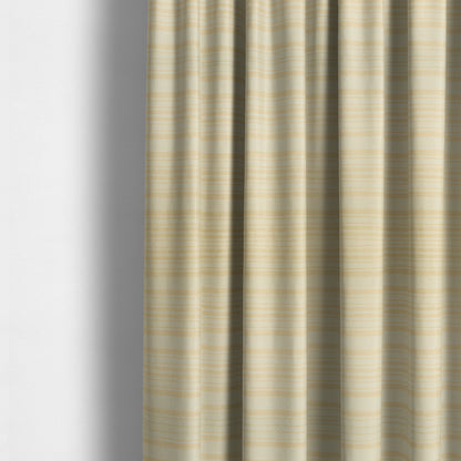 Olympos Mono Tone Faded Stripe Pattern Beige Colour Chenille Upholstery Fabric CTR-876 - Made To Measure Curtains