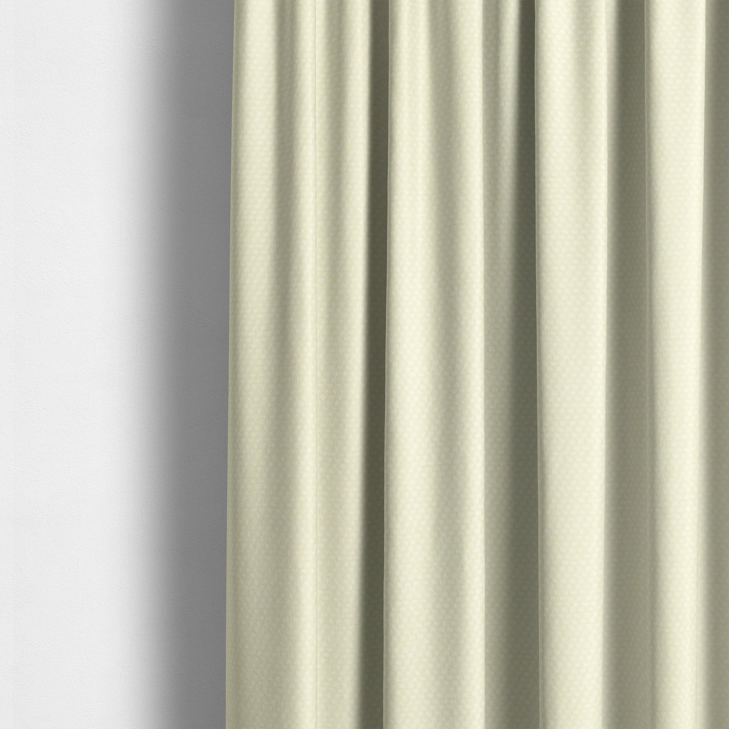 Fabriano Plain Chenille Type Cream Colour Upholstery Fabric CTR-895 - Made To Measure Curtains