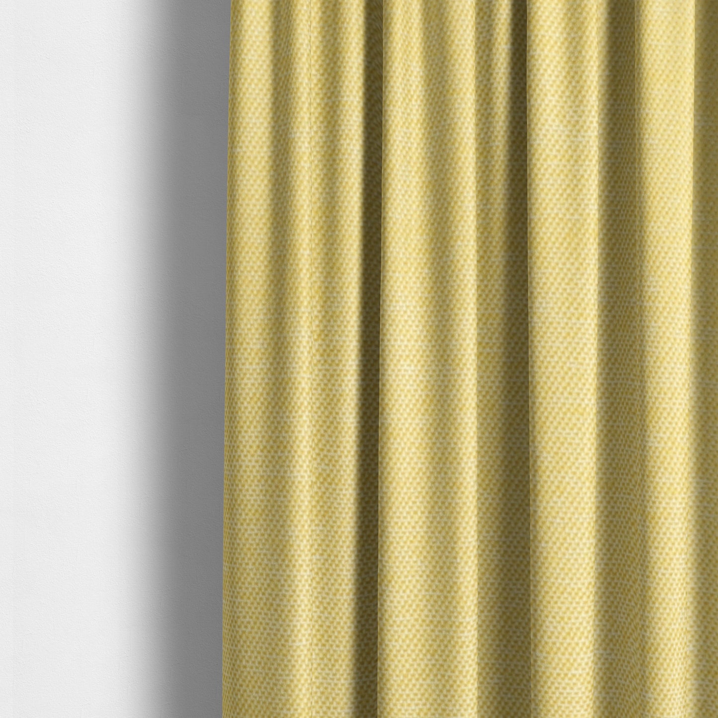 Fabriano Plain Chenille Type Light Yellow Colour Upholstery Fabric CTR-898 - Made To Measure Curtains