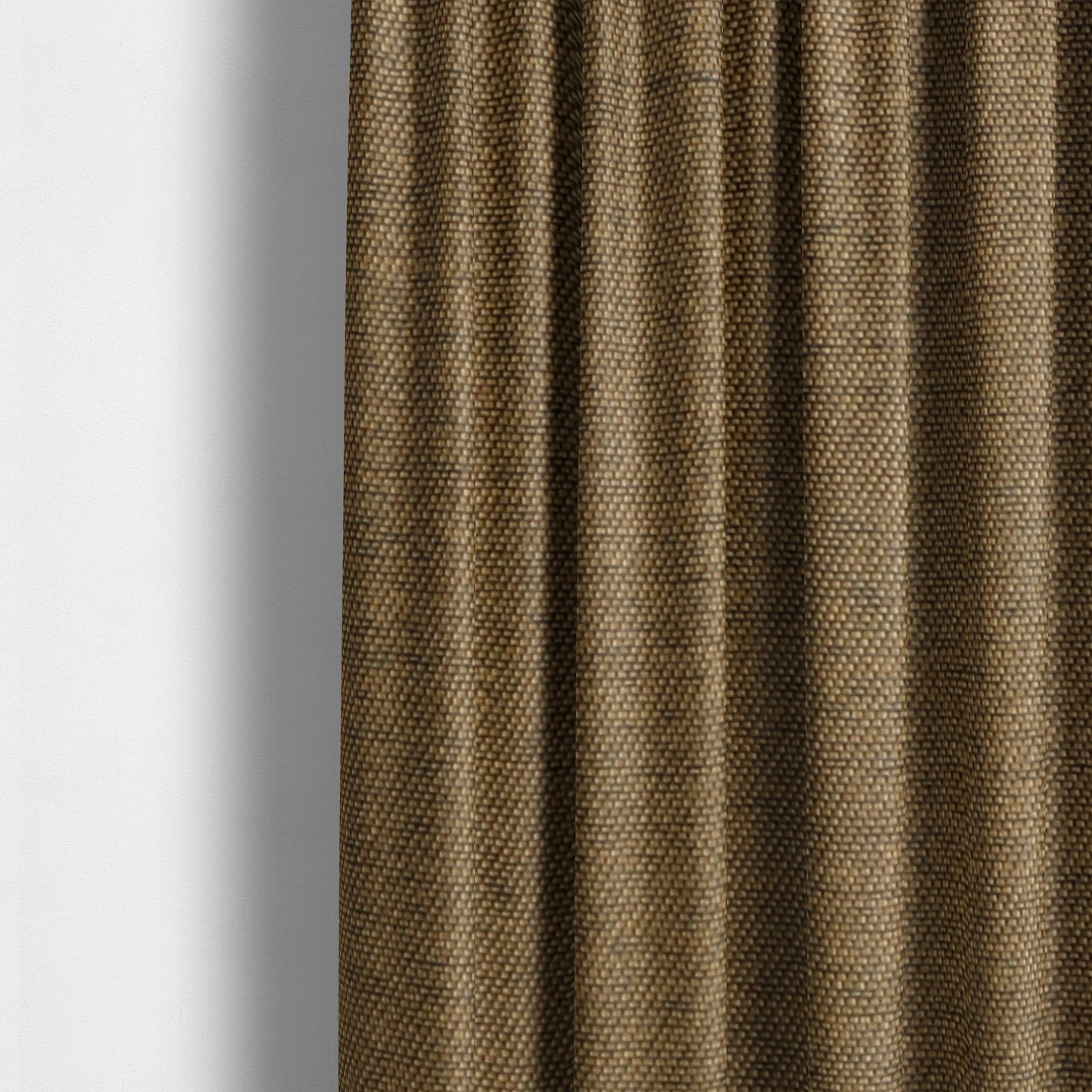 Fabriano Plain Chenille Type Brown Colour Upholstery Fabric CTR-900 - Made To Measure Curtains