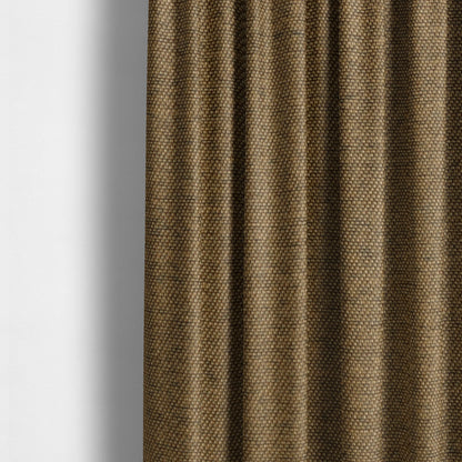 Fabriano Plain Chenille Type Brown Colour Upholstery Fabric CTR-900 - Made To Measure Curtains