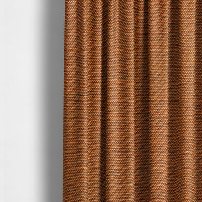 Fabriano Plain Chenille Type Orange Colour Upholstery Fabric CTR-901 - Made To Measure Curtains